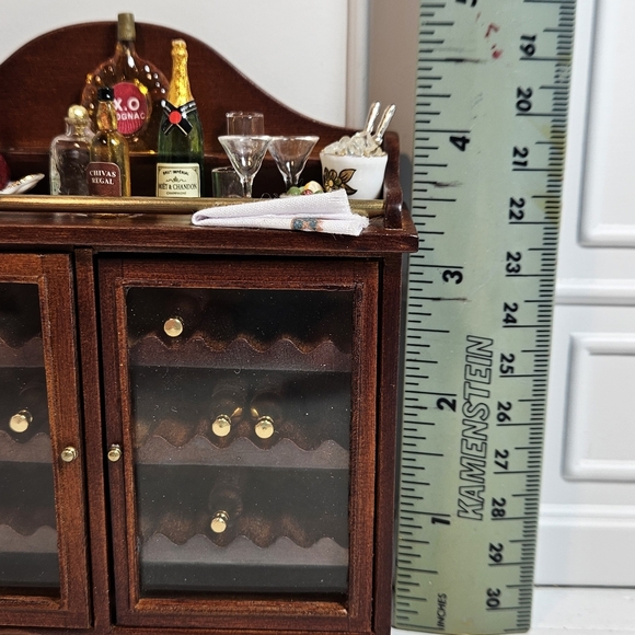 Reutter Dollhouse Miniature Bar Wine Cabinet - Picture 6 of 9